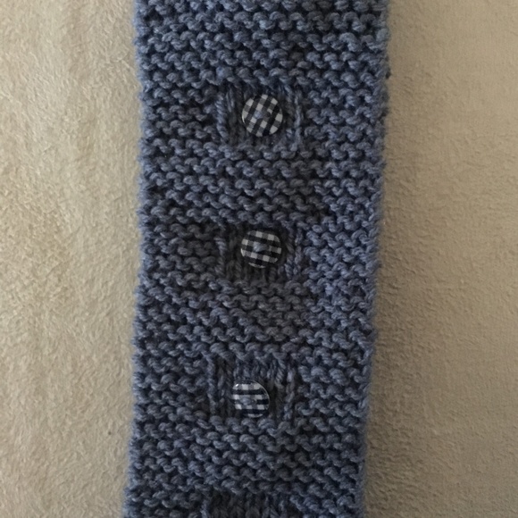 Hand knitted stretchy headband - Picture 5 of 6